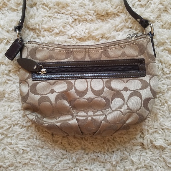 COACH Signature Crossbody Khaki Bag - Picture 4 of 8